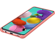 Samsung Silicone Cover do Galaxy A51 różowy - 538238 - zdjęcie 4